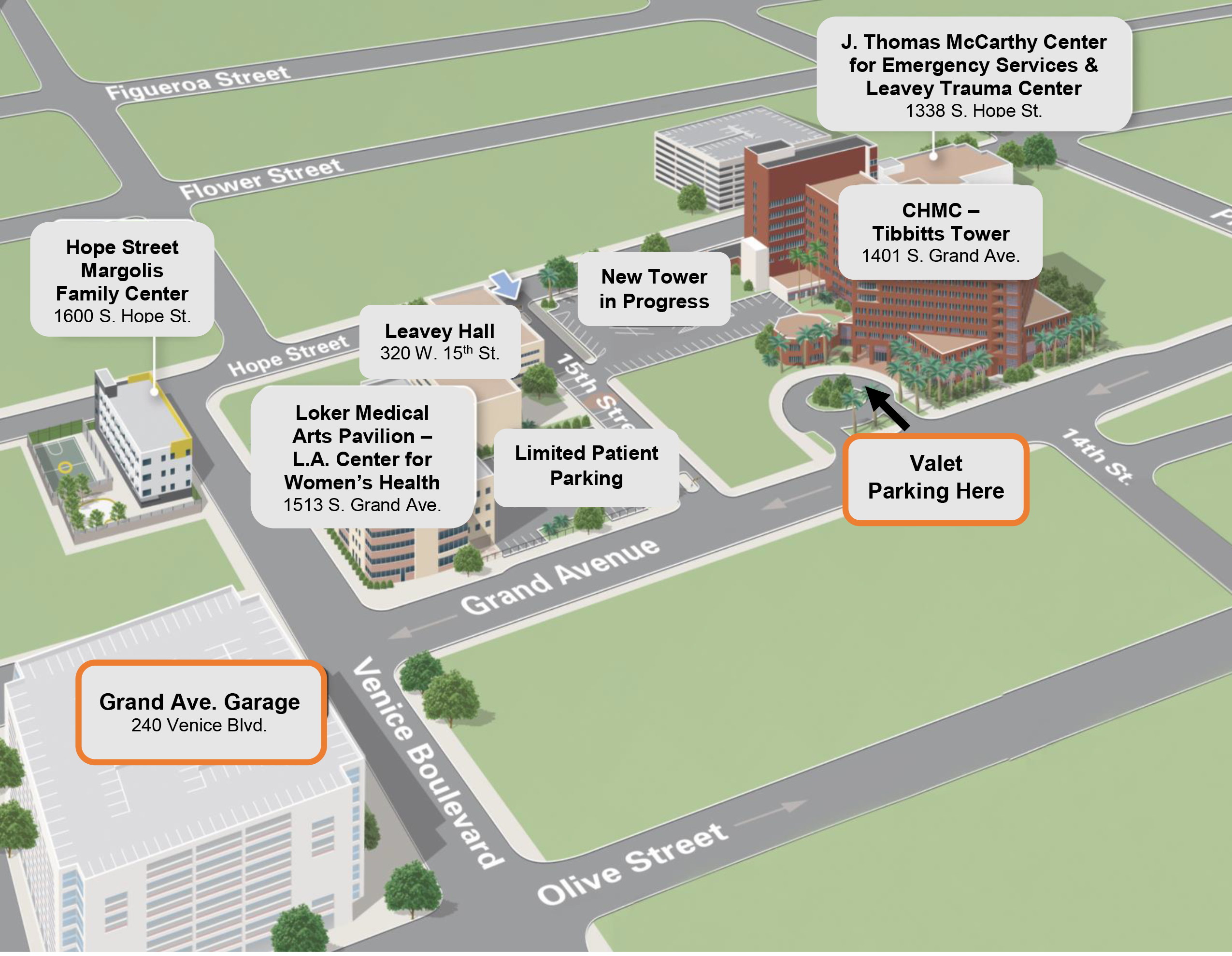 CHMC Campus Map